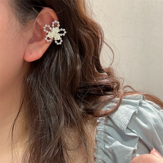 Cuff Ear Dragonfly Floral Alloy /