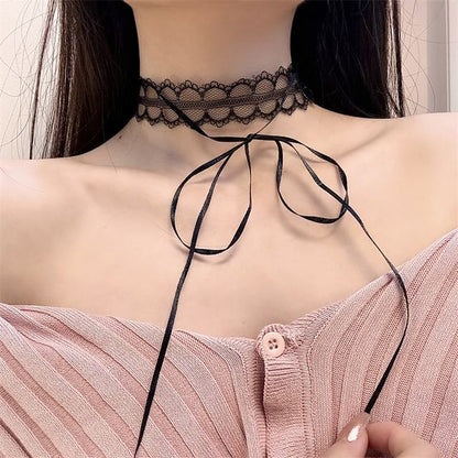 Lace Choker Ribbon