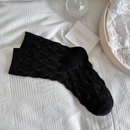 Chaussettes à motifs de coeur