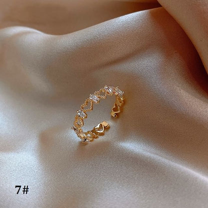 Embellished Ring Designs) Alloy (Various Open