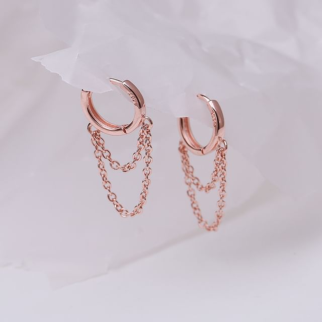 Chain Alloy Dangle Earring