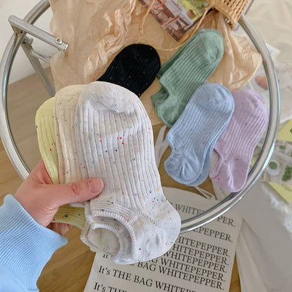 Ribbed No Show Socks Set