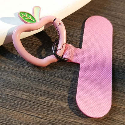 Breloque pour téléphone avec clip en alliage d'Apple / cordon / ensemble