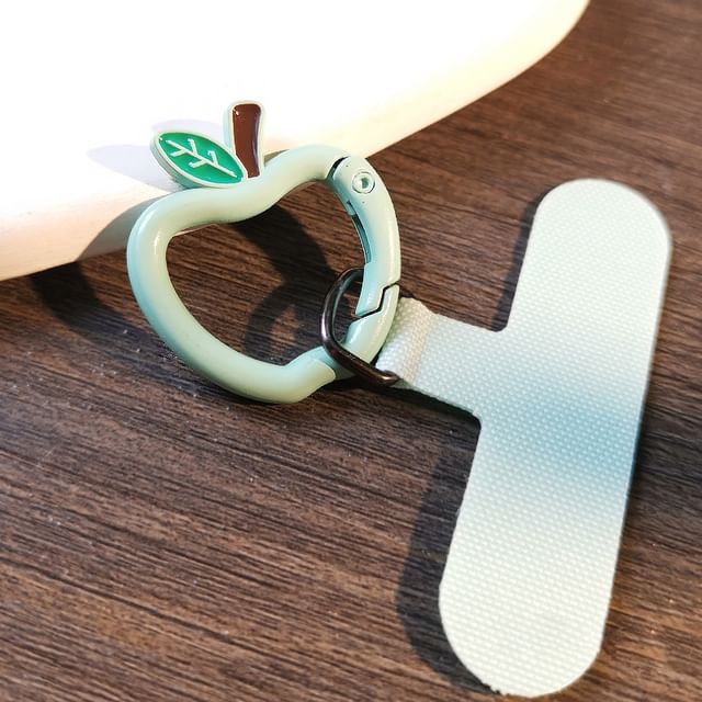 Breloque pour téléphone avec clip en alliage d'Apple / cordon / ensemble