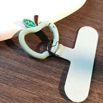 Breloque pour téléphone avec clip en alliage d'Apple / cordon / ensemble