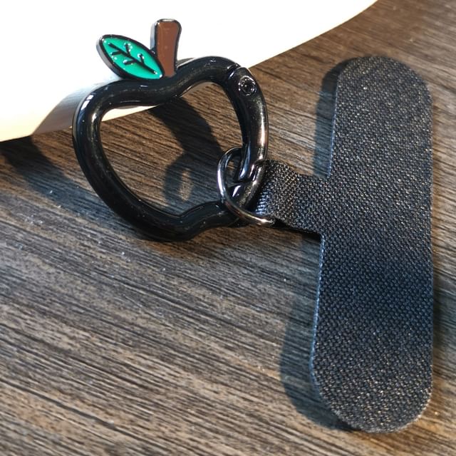 Breloque pour téléphone avec clip en alliage d'Apple / cordon / ensemble