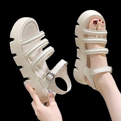 Buckled Platform Sandals