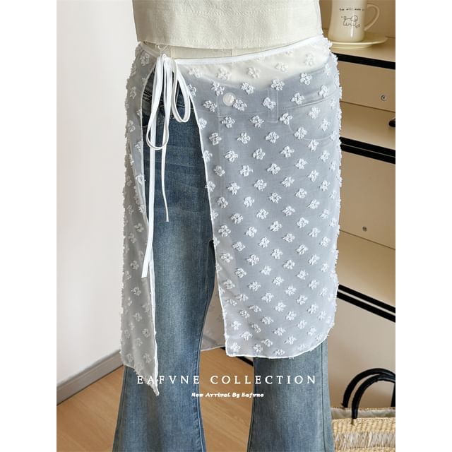 Lace Half Apron Skirt