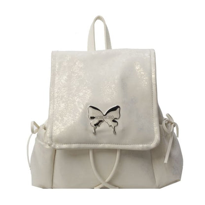 Butterfly Flap Backpack Multi-Pocket Studded