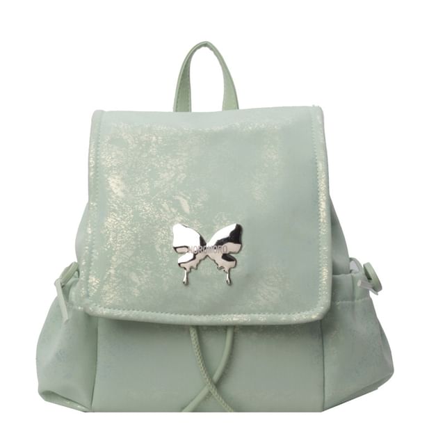 Butterfly Flap Backpack Multi-Pocket Studded