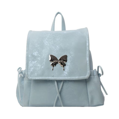 Butterfly Flap Backpack Multi-Pocket Studded
