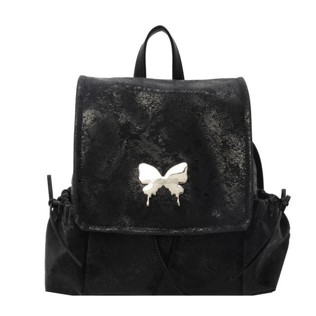 Butterfly Flap Backpack Multi-Pocket Studded