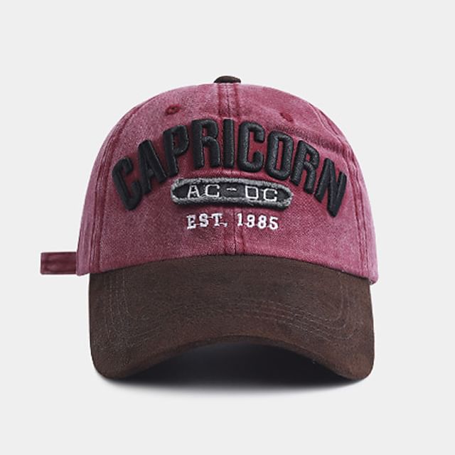 Casquette de baseball à panneau brodé avec lettrage