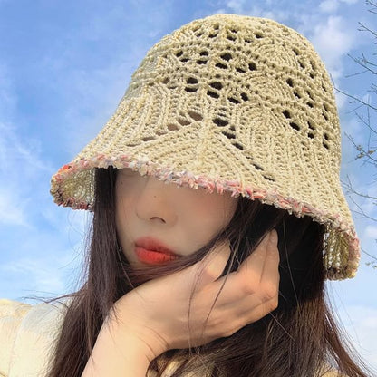 Fringed Straw Hat