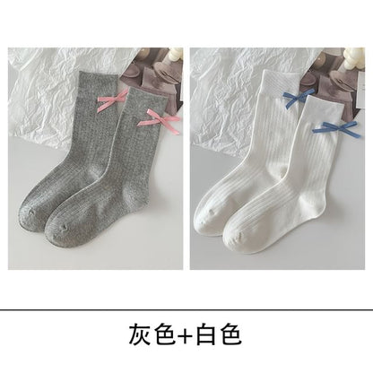 Bow Socks Set