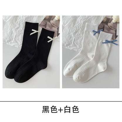 Bow Socks Set