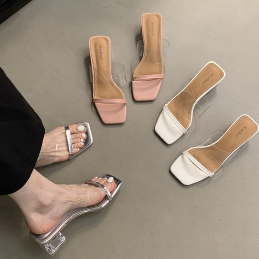 Sandals Block Slide Heel