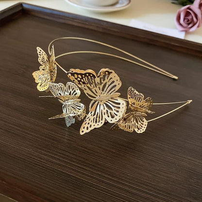 Headband Alloy Butterfly