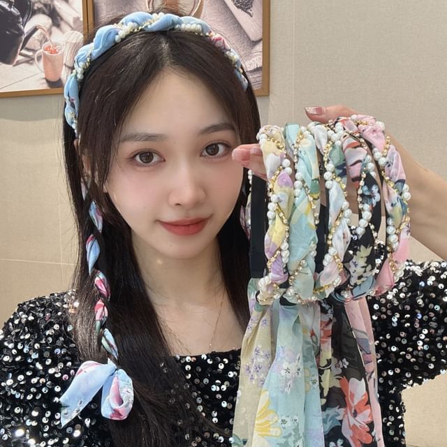 Head Pearl Faux Band