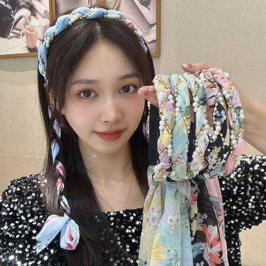 Head Pearl Faux Band