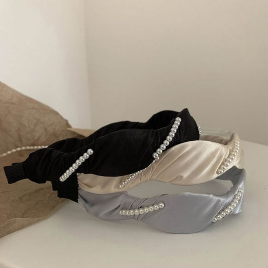 Faux Pearl Hair Band