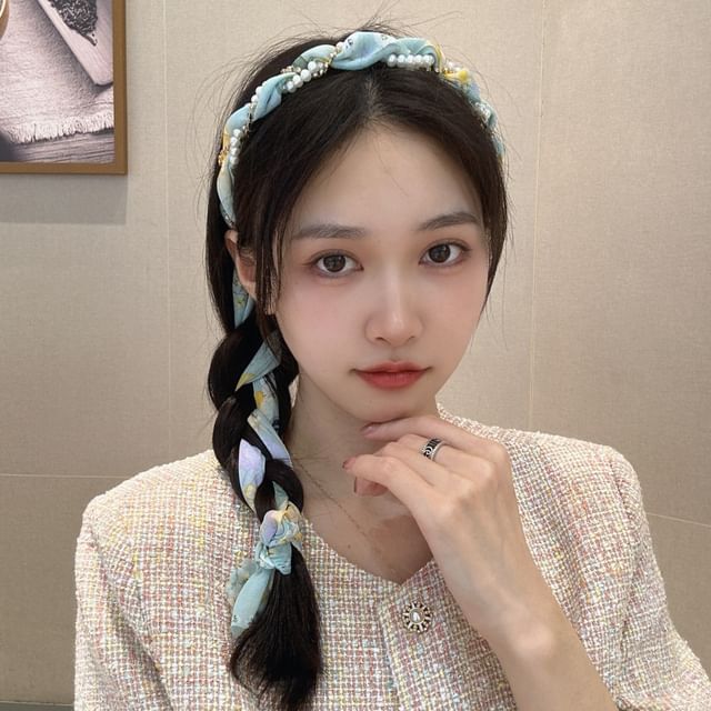 Head Pearl Faux Band