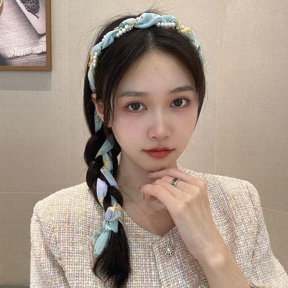 Head Pearl Faux Band