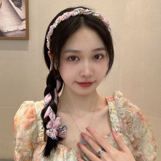 Head Pearl Faux Band