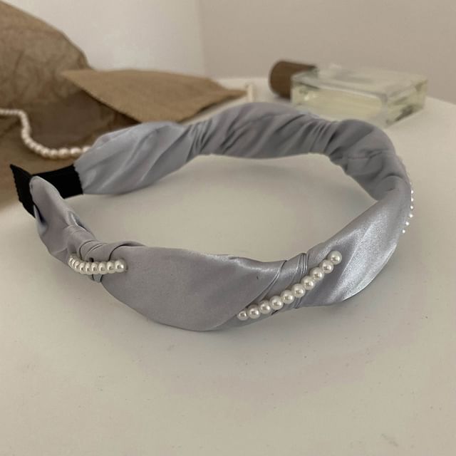 Faux Pearl Hair Band