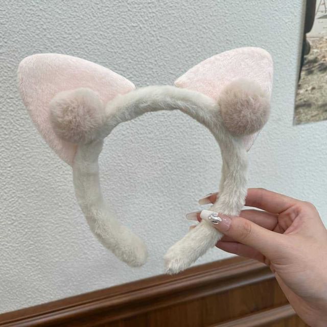Face Headband Ear Wash Hair Band Cat