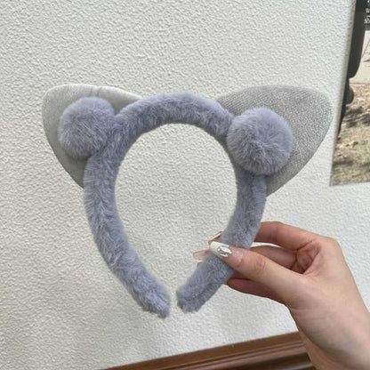 Face Headband Ear Wash Hair Band Cat