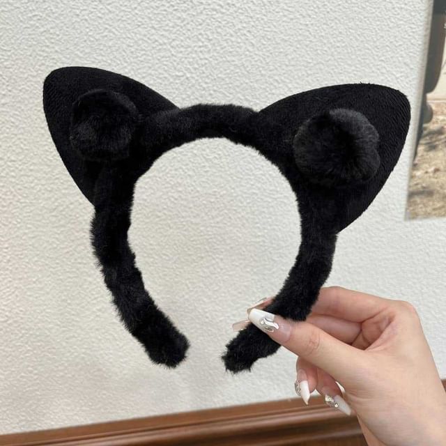 Face Headband Ear Wash Hair Band Cat