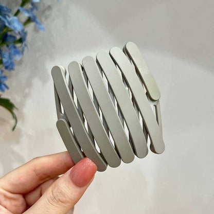 Band Plain Hair Retractable Pocket