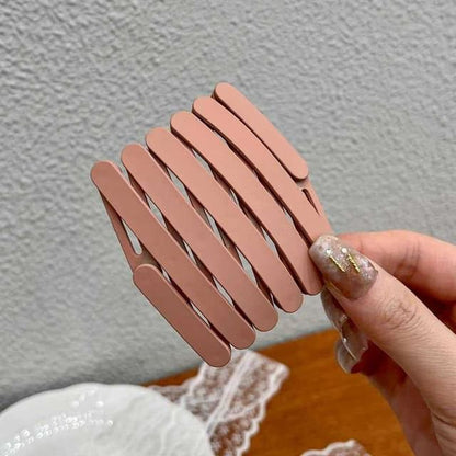 Band Plain Hair Retractable Pocket