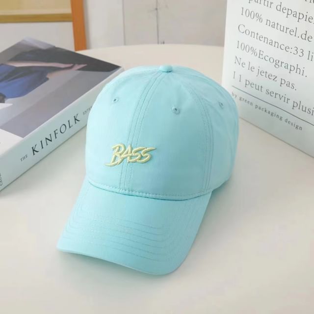 Cap Baseball Embroidered Lettering