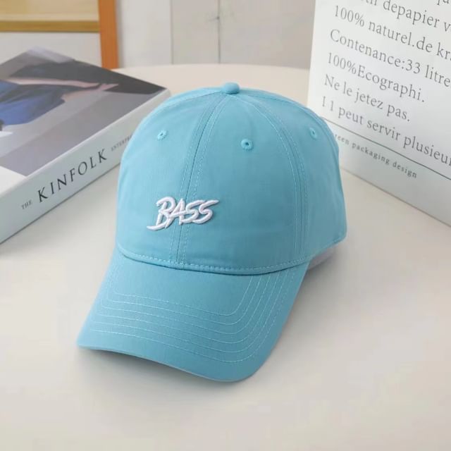 Cap Baseball Embroidered Lettering