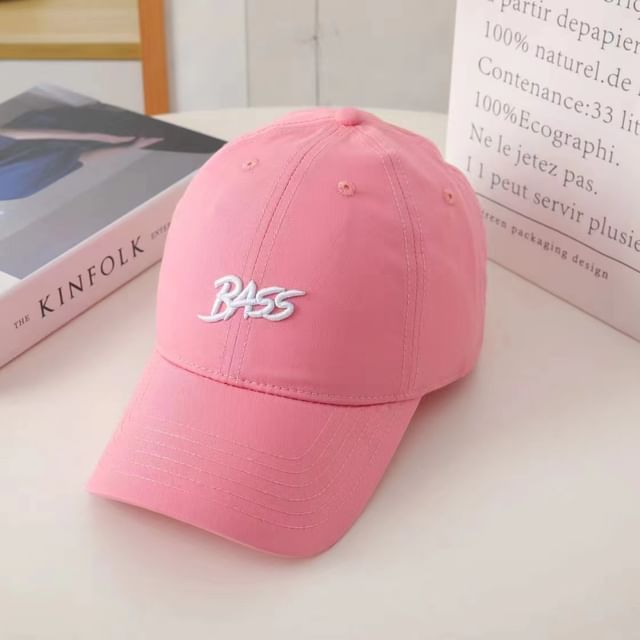 Cap Baseball Embroidered Lettering