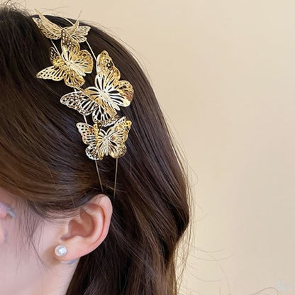 Headband Alloy Butterfly