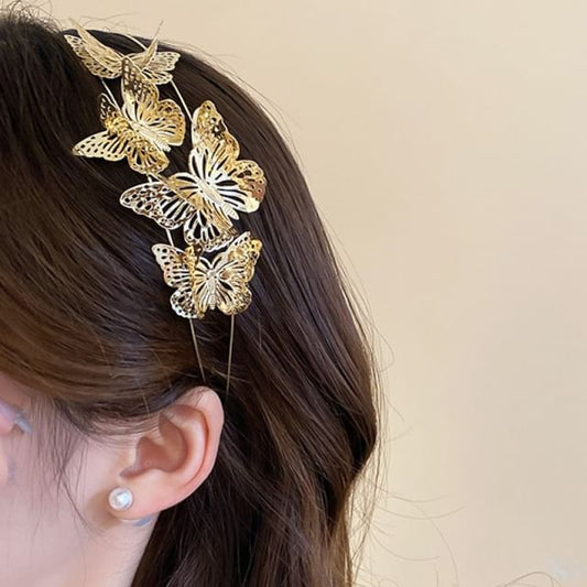 Headband Alloy Butterfly