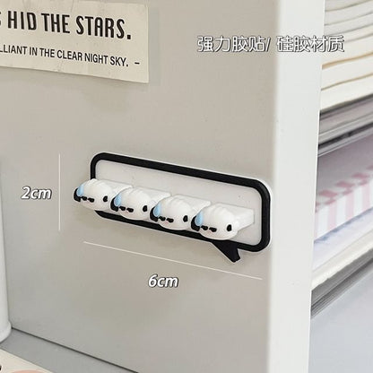 Cartoon Silicone Adhesive Cable Organizer