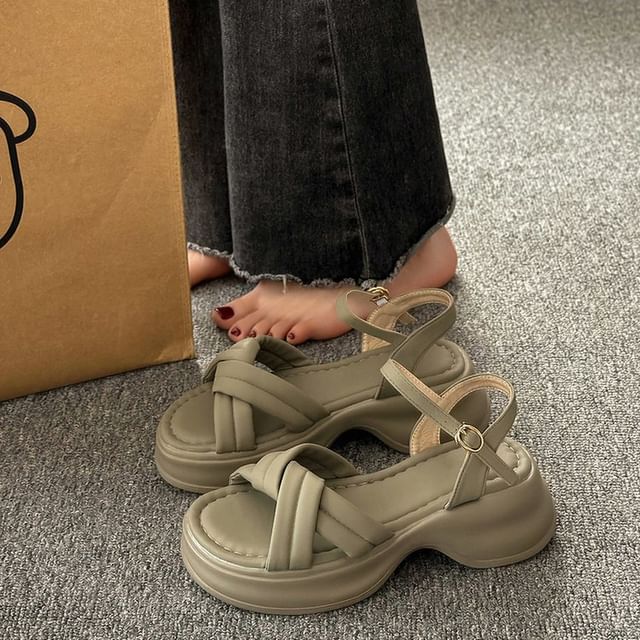 Twist Platform Sandals