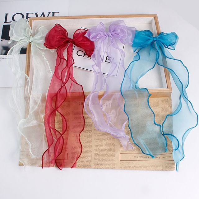 Bow Fabric Hair Clip