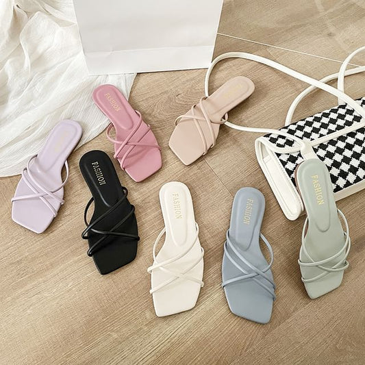 Plain Sandals Slide