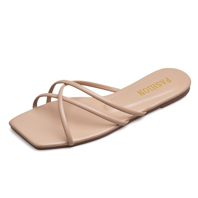 Plain Sandals Slide