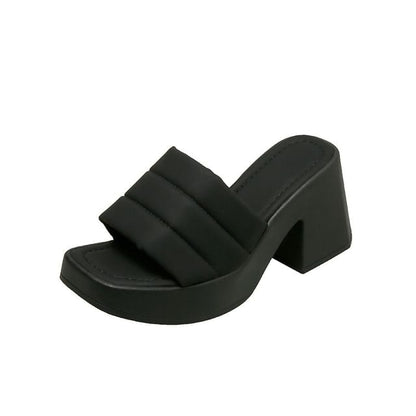 Heel Slide Sandals Block