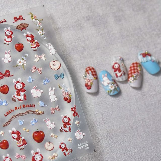 Rabbit Nail Art Stickers