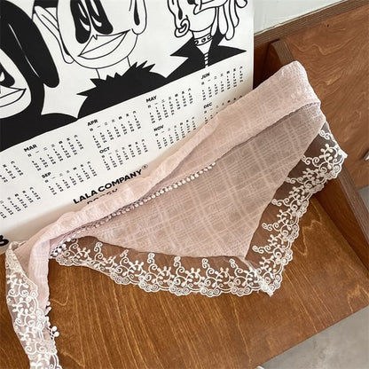 Headkerchief Trim Lace