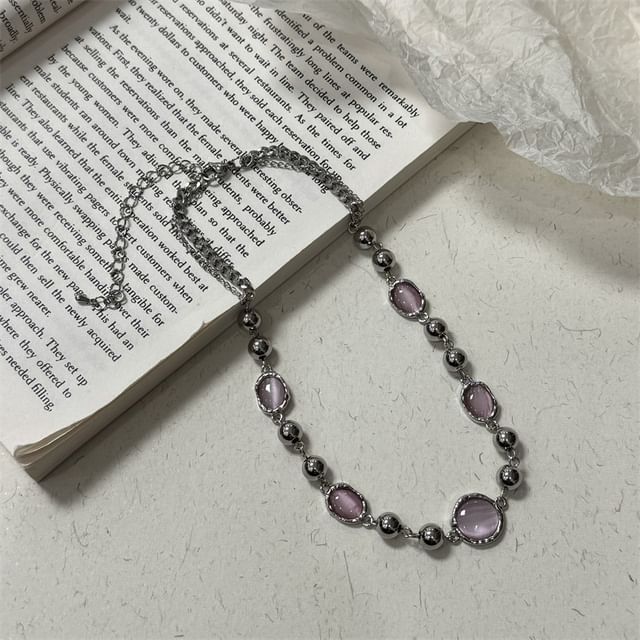 Necklace Gemstone Beaded