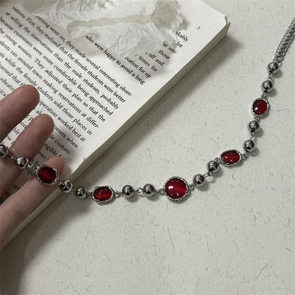 Necklace Gemstone Beaded