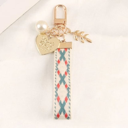 Argyle Strap Alloy Keyring (Various Designs)